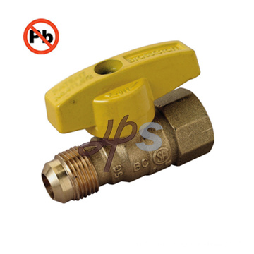 Lead free material brass gas ball valve